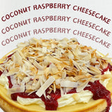 Coconut Raspberry Cheesecake